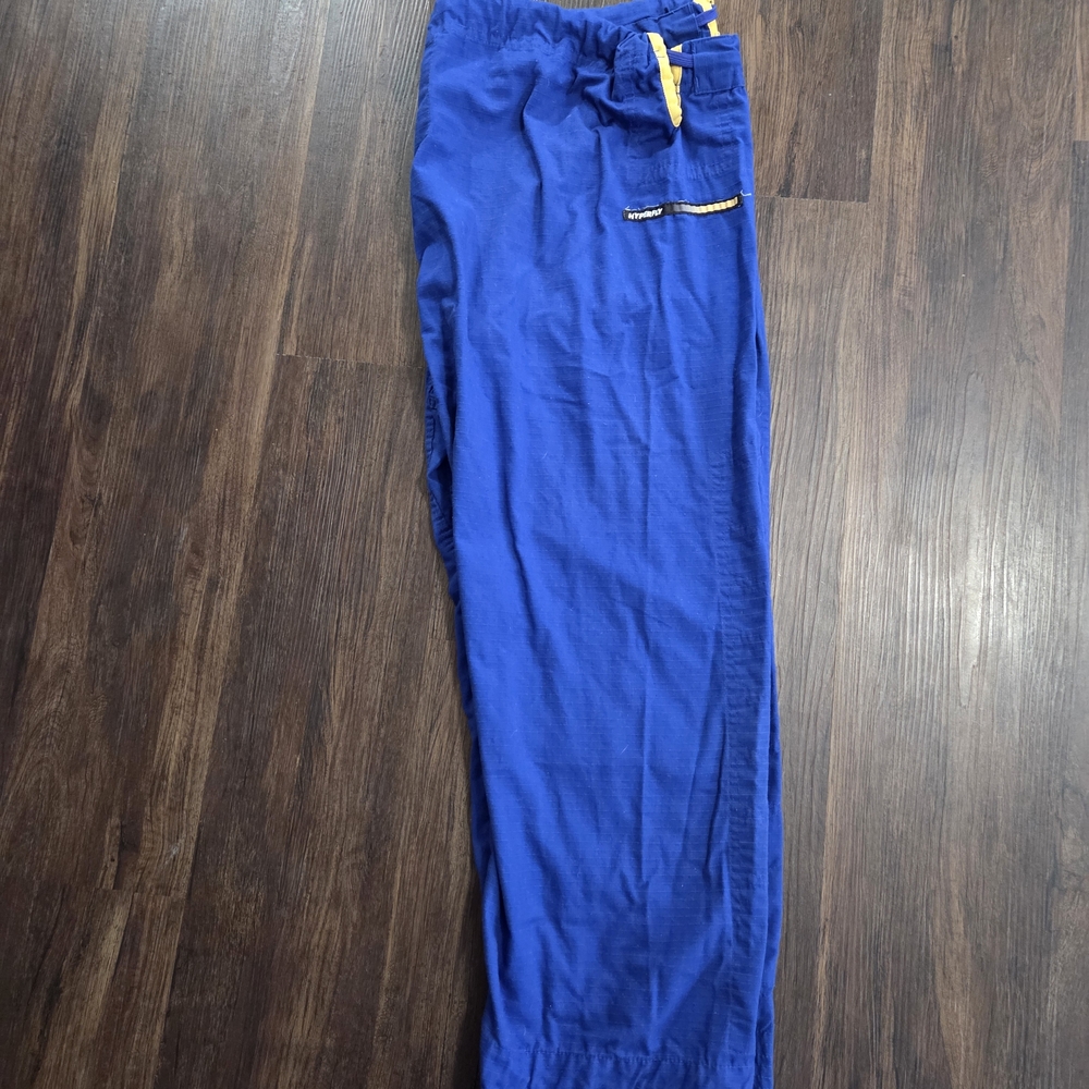 Men's Bjj Gi - Royal Blue with Gold Trim - Picture 6 of 7
